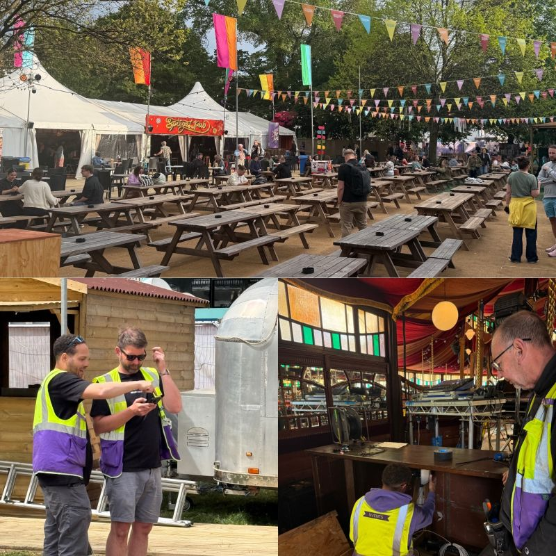 Delivering Spiegeltent at Brighton Fringe
